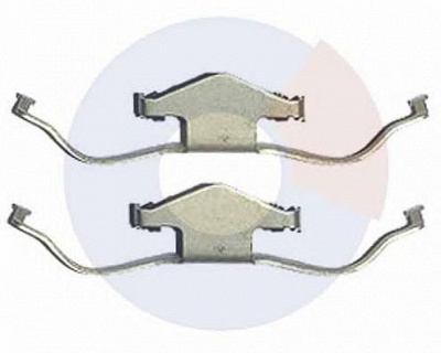 CARRAB BRAKE PARTS 2344 -  Комплектующие, колодки дискового тормоза